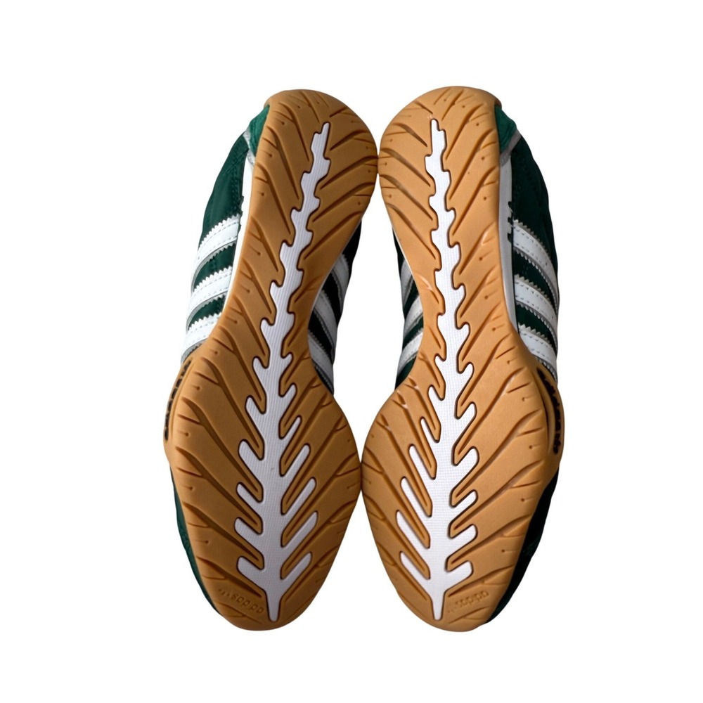Adidas Adiracer Lo Green White Gum Quilted Suede Sneakers Women 6 Men 5 NWB - Picture 2 of 10